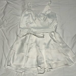 Altar’d State Flowy White Dress Romper